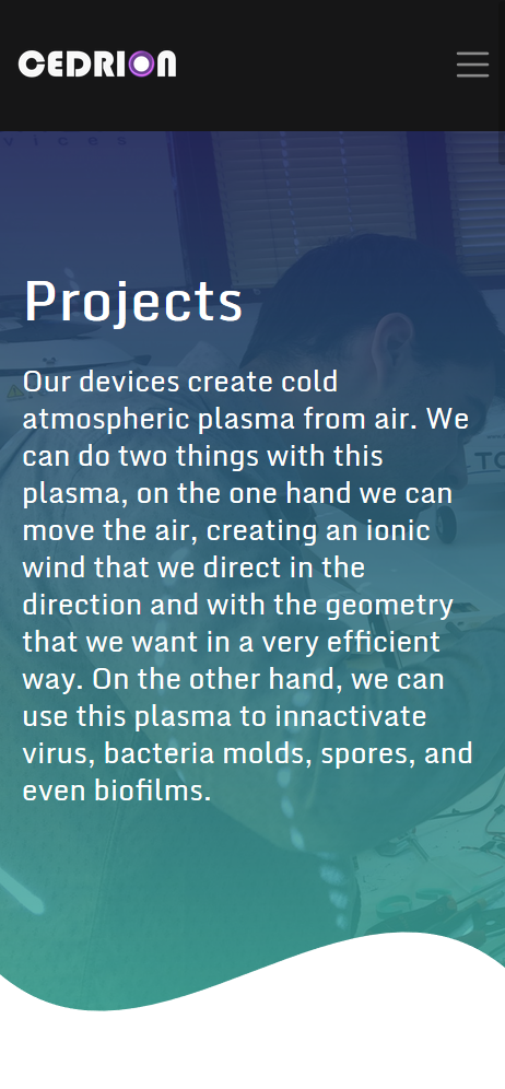 Image - Projects page mobile